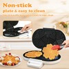 Electric Heart-Shaped Waffle Maker: Upgraded Fast Double-Side Heating - Nonstick