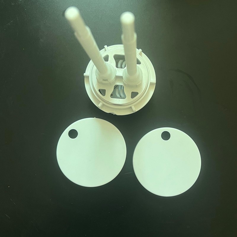 WinZo Toilet Round Dual Flush Button with Toilet Seat Bolts