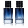 Sndperiexam 2 Pcs Blue 30ml Perfume Atomizer, Portable Glass Spray