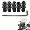 M5 Windscreen Screws, Fairing Windscreen Bolts, Motorcycle Windshield Mounting Screws,