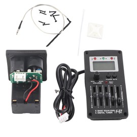 F‑5T 5 Band EQ Equalizer Pickup Tuner for Acoustic Guitar Musical Instrument Accessory Kit