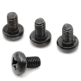 Mercedes Stainless Screws for Mercedes E550 License Plates (Set of 4, Black, Rear)