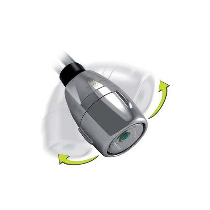 Bi-Max High Efficiency Adjustable Showerhead 1.0/1.5 Gpm. Chrome