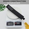 LRVBKUSAV Black square hand shower head, brass High pressure flushing