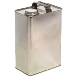 Value Collection 1/8 Gal Rectangular Tin Can 9 Cans per Pack