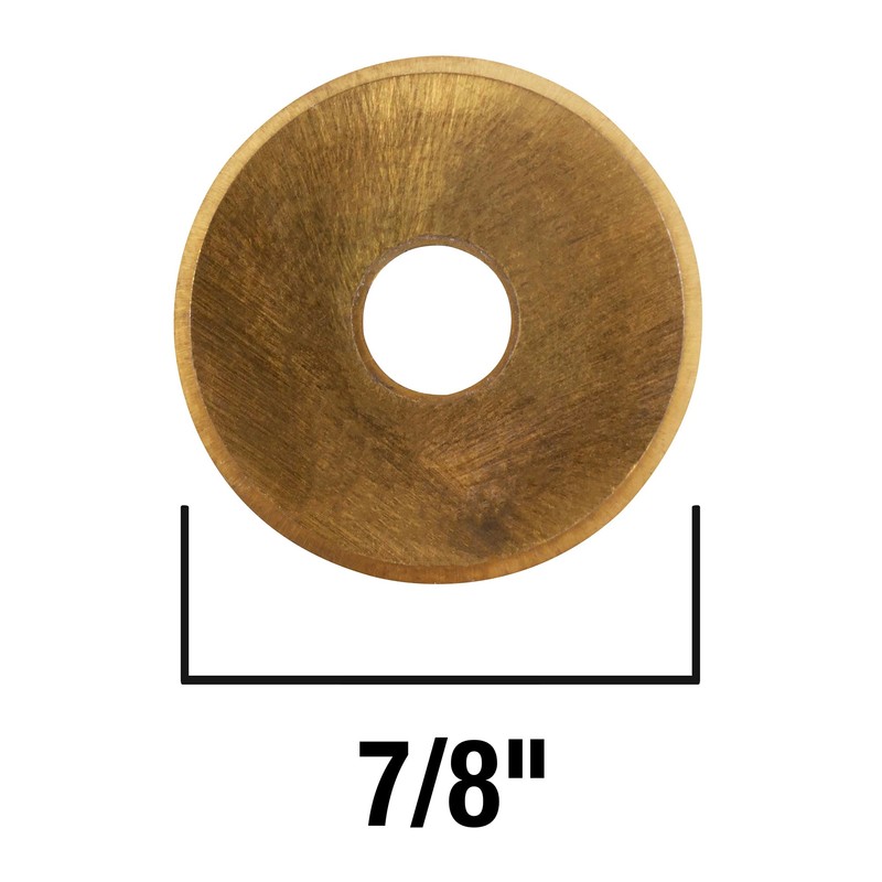 QEP 10117 Tile Cutter Replacement Cutting Wheel, 7/8" Titanium Coated