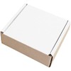 6" x 6" x 2.5" White Shipping Storage Boxes Cardboard