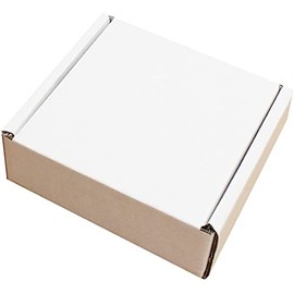 6" x 6" x 2.5" White Shipping Storage Boxes Cardboard Postal Gift Small Parcel (20)