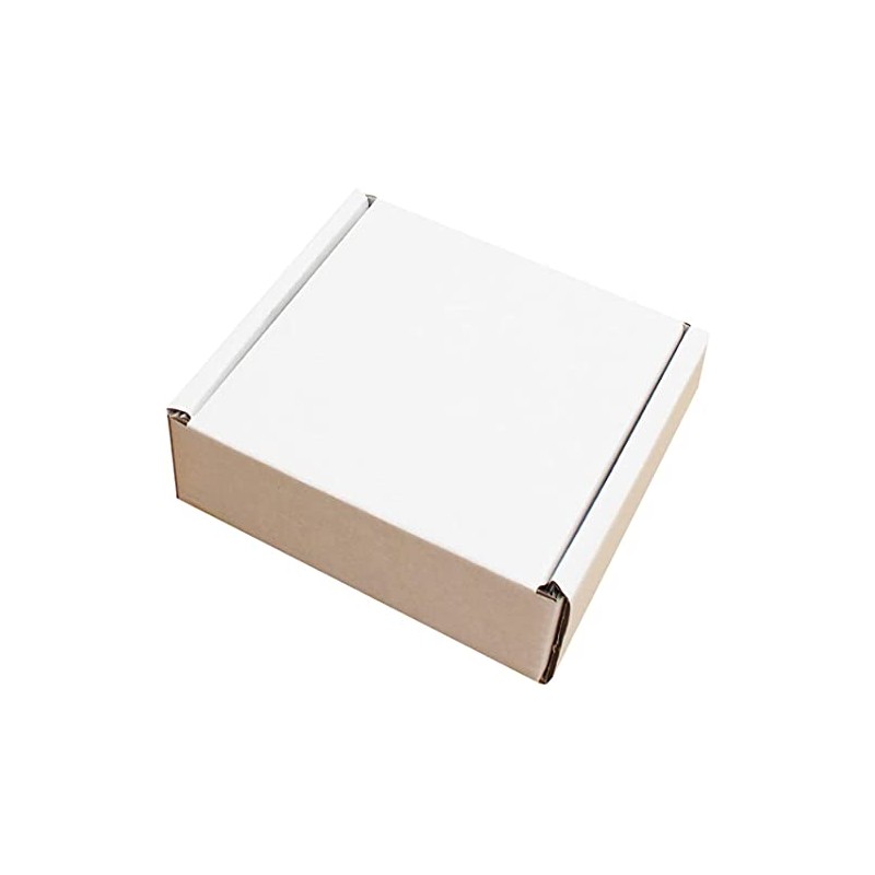 6" x 6" x 2.5" White Shipping Storage Boxes Cardboard