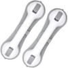 2 Pack Grab Bars for Bathtubs and Showers with 3