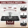 Momentary Toggle Switch Waterproof 12V DC 30A SPDT 3 Way