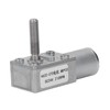 Turbo Worm Geared Motor High Torsion Micro Gearbox DC24V M8x33mm