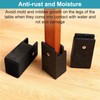 SciFiVisi Set of 4 Furniture Raisers, 10 cm, Adjustable Table