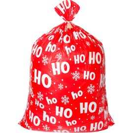 Extra Large Christmas Gift Bags, 1PC 71"X59" Big Giant Gift Bags for Huge Gifts Presents, Oversized XXL Jumbo Holiday Bike Gift Bag, Reusable Christmas Big Wrapping Bags for Bicycle, Furniture, TV (Red)