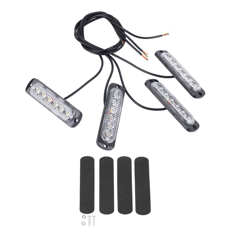 4pcs Side Marker Light Aluminum 12V to 24V 18 Lighting