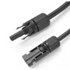 solartronics Verlängerungskabel 6mm² Solarkabel schwarz mit Stecker beidseitig für Solarmodule