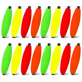 YOTO Peg Floats for Catfish Crappie,Foam Cigar Slip Fishing Corks Bobbers for Santee Rig