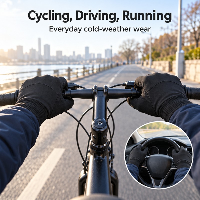 Touchscreen Winter Gloves for Men and Women – Thermal Windproof