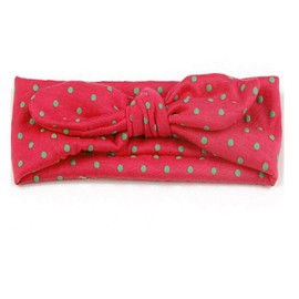 JMITHA - Pack of 6 Headbands/Head Wraps for Baby Girls/Toddlers with Bow/Rabbit Ear Design - Multicoloured