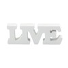 SALOCY LIVE LOVE LAUGH Wooden Letters for Wedding Decoration (White)