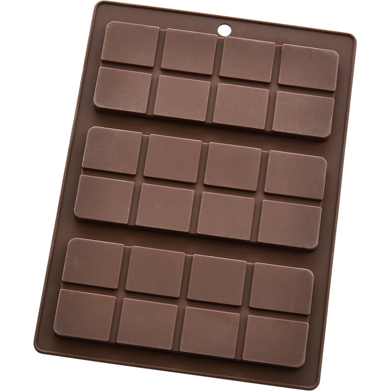 Mrs. Anderson's Baking Chocolate Mold, Non-Stick European-Grade Silicone, Triple Chocolate