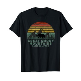 Vintage Great Smoky Mountains National Park Bear T-Shirt