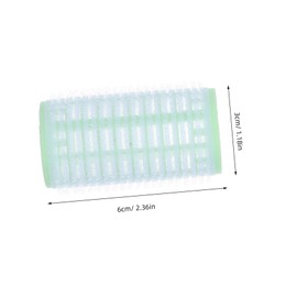 Minkissy 4pcs Hair Curlers Natural Curling Rollers for Easy Styling Breathable Design for Fast Setting No Heat Chemicals Hair Accessory