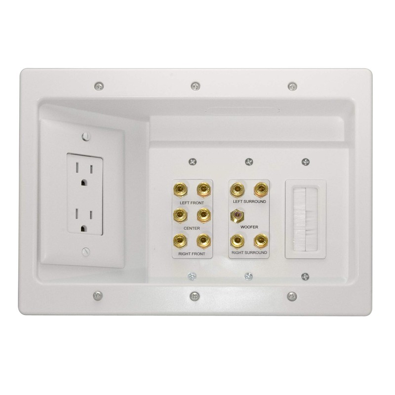 Legrand - OnQ Home Theater Connection, Recessed TV Outlet Supports
