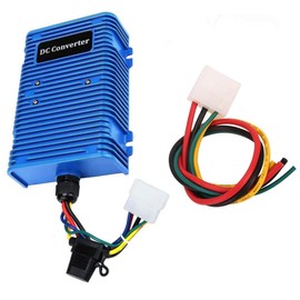 BeAcc 30 Amp DC Converter I Golf Cart Voltage Reducer Voltage Converter (36v/48v to 12v) with Dual Power Source Fits on Club Car E-Z-GO 360 Watt