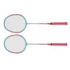 Badminton Racket Lightweight Portable Iron Alloy Frame Double Badminton Racquets