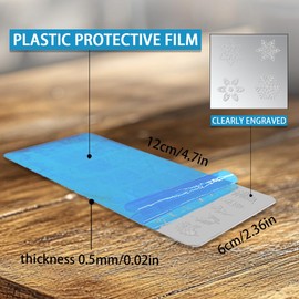 beinkmake 3Pcs Mix Nail Stamping Plate Flowers Nail Stamping Temeplates French Tip Nail Art Stamp Plates Image Plate Stainless Steel DIY Reusable Tools for Manicure Printings