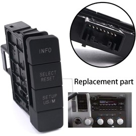 Xiaoyudou Drive Monitor Info Switch Mod for Toyota Tundra 2007-2013, Sequoia 2008-2013 Replace 84977-0C020