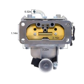 Carburetor For John Deere Z445 Carb Zero Turn Mower Compatible with Kawasaki FH721V 25Hp Engine Carburetor With Oil Filter, Fuel Pump