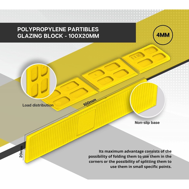 DOJA BARCELONA | 4 mm Spacer Plastic | Spacers Yellow