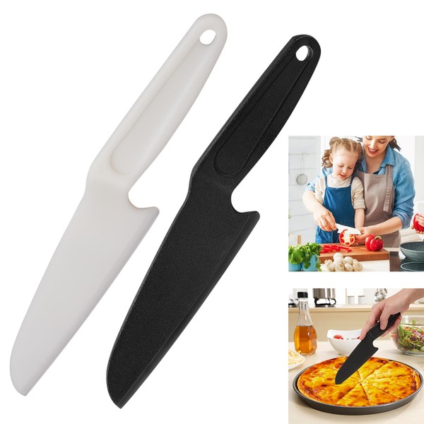 2 PCS Nylon Knife for Nonstick Pans, Safe Knife for