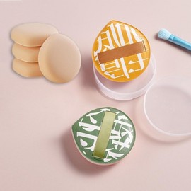 XL Baby Butt Cushion Mochi Waterdrop Puff with Case Makeup Green 10ea