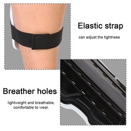 2pcs/set Soccer Shin Guards Shin Pads Adult Comfortable Skateboard Shin Pads Shock Absorbing Shin Guards Adjustable Protective Pads for Soccer Basketball Volleyball Ping Pong Badminton Tennis Hockey Ball Game Black