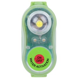 Bnineteenteam Life Jacket Light Lamp, Life Jacket Flash Light for Overboard Survival Vest, LED Seawater Self Lighting, Life-Saving Torch, Eye-catching Attract Light Lamp (Cyan)