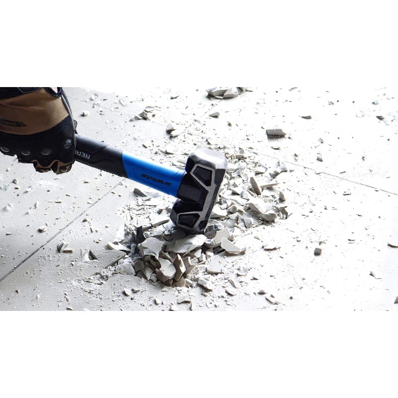 Real Steel Sledge Hammer, 3Lb Drilling Club Hammer For Striking