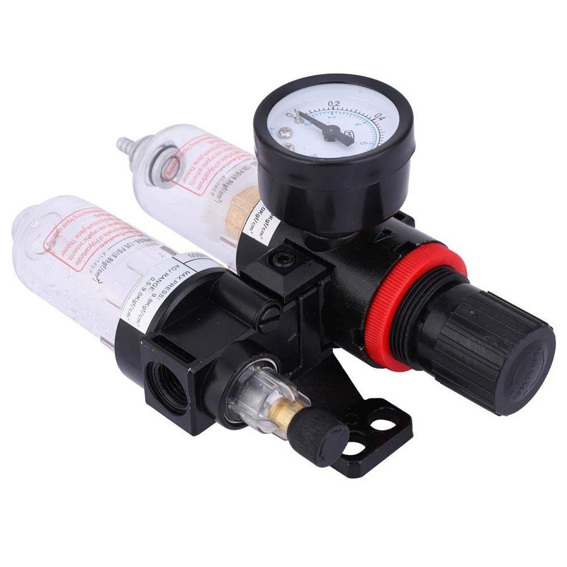 Compressed Air Regulator 1/4 Inch, Oil Water Separator, Pressure Regulator,