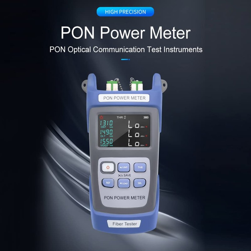 Handheld PON Power Meter Optical Fiber Tester Network Ten Data