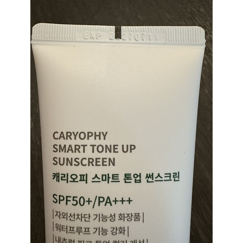 Caryophy Smart Tone-up Sunscreen SPF50+/PA+++ 50ml. New Without Boxes