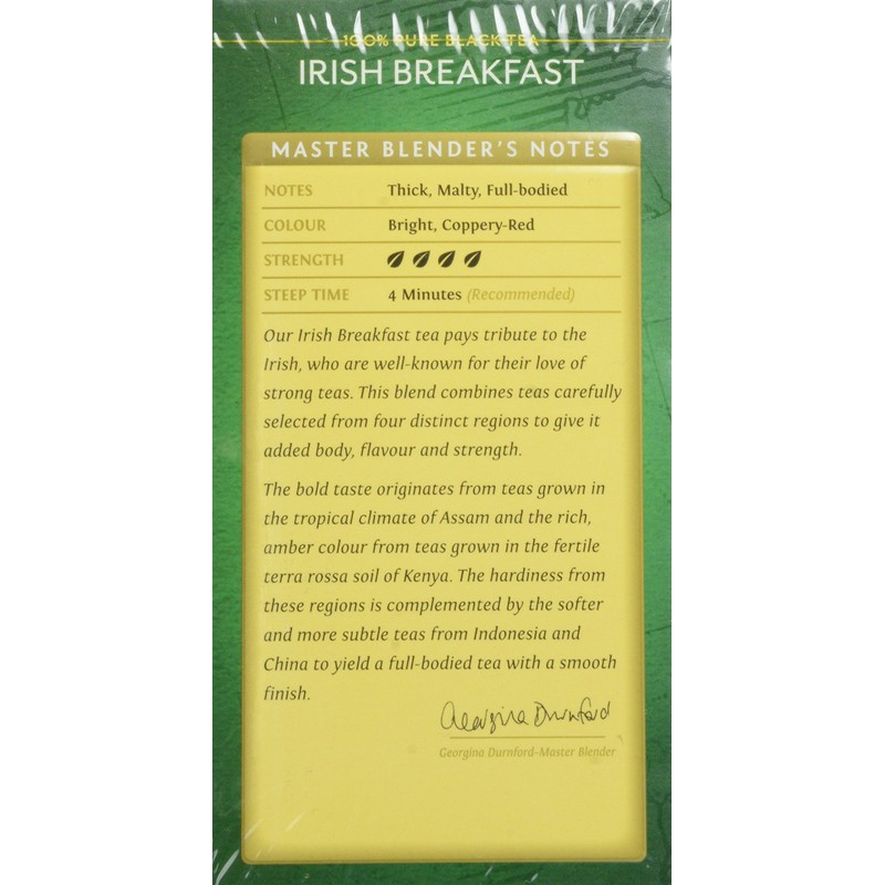 Twinings of London Irish Breakfast Black Tea Bags, 20 Count