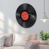 Alipis Vinyl Record Wall Clocks, 30cm Creative Music Vinyl Records