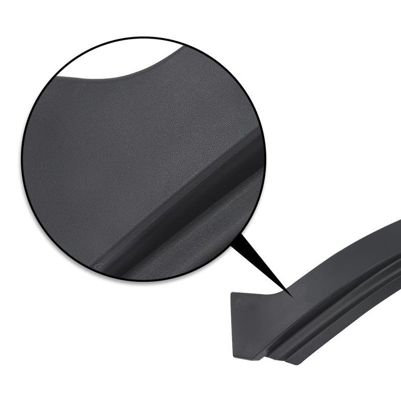 G-PLUS Black Front Right Side Bumper Trim Headlight Compatible with