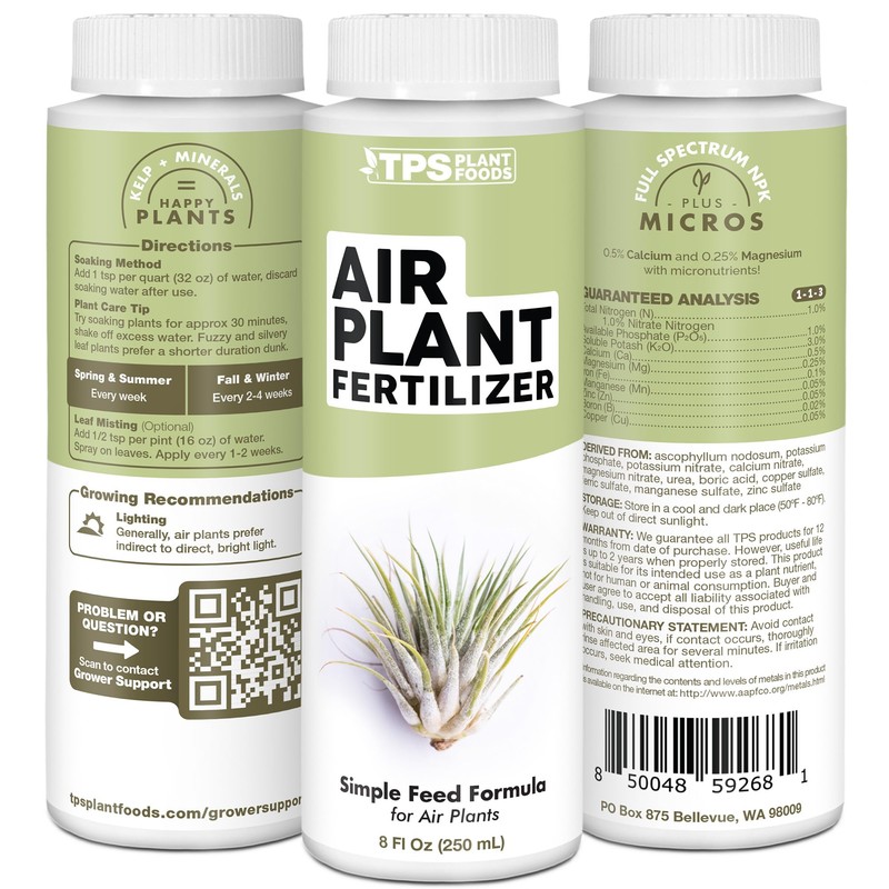 TPS NUTRIENTS Air Plant Fertilizer for All Tillandsia Air Plants,
