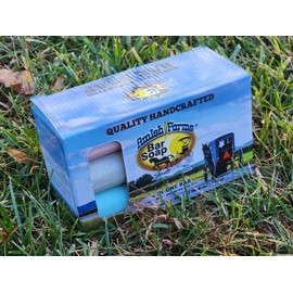 Amish Farm Handcrafted Natural Ingredients Bar Soap 6 Huge 6+ oz Bars in Box