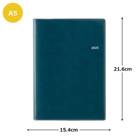 Noritsu NOLTY 9677 Notebook, Starts from April 2025, A5, Weekly Ecre, 4, Coral Reef