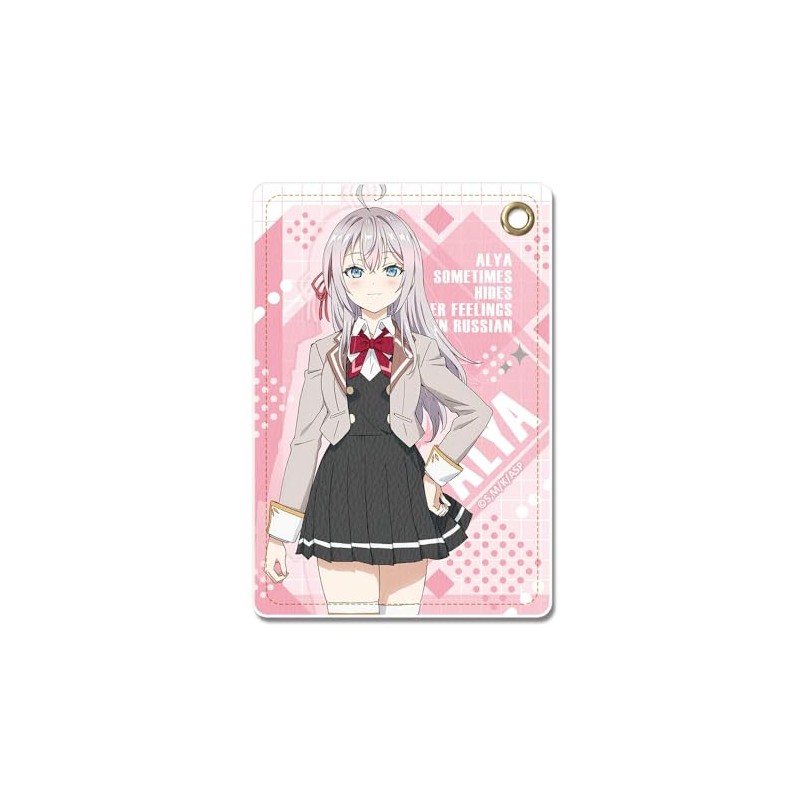 Sometimes Arya-san Next Door Delle in Russian Leather Pass Case