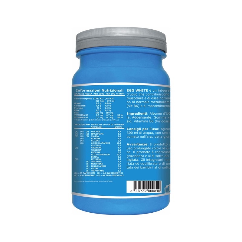 Ultimate Italia Egg White – Proteine di Albume dell'Uovo -